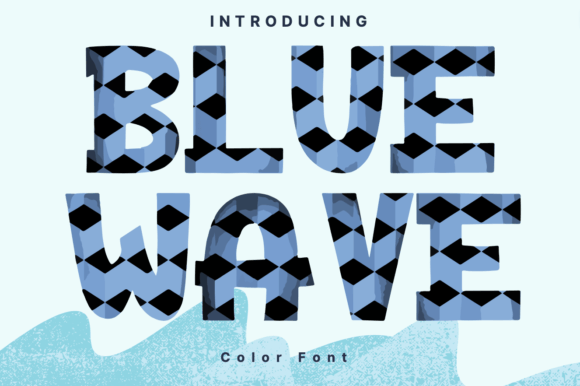 Blue Wave: A Creative Font for Dynamic Design