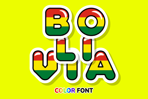 Bolivia: A Striking Color Font for Bold Visuals