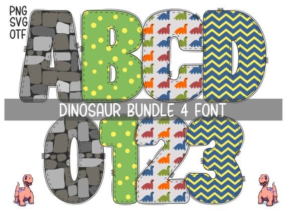 Bring Your Prehistoric Visions to Life with the Dinosaur Typeface