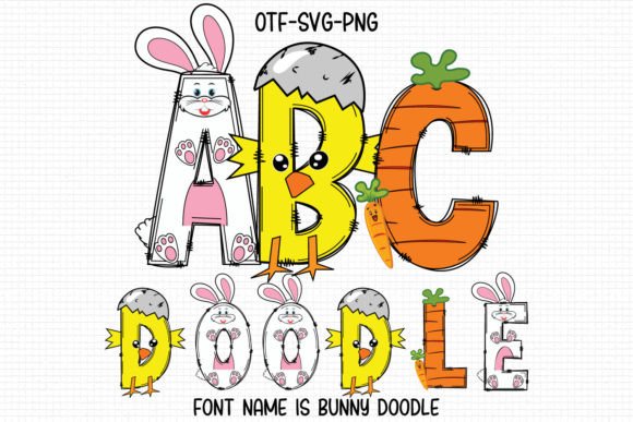 Bunny Doodle: The Sweet, Chic Font for Easter Designs