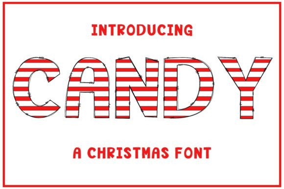 Candy: A Festive Color Font for Holiday Designs