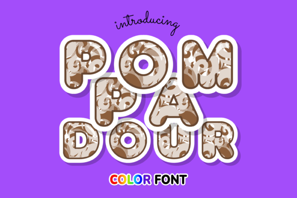 Discover Pompadour: A Color Font for Modern Design
