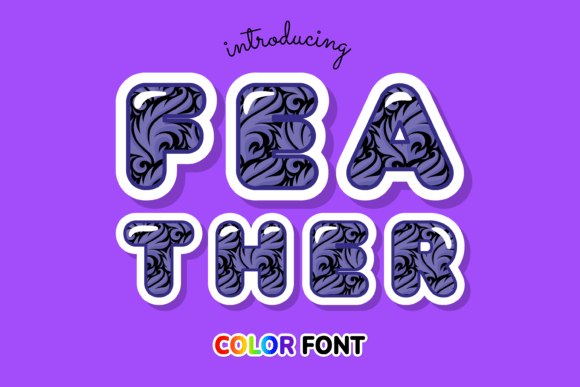 Feather: A Color Font That Brings Whimsy to Your Designs