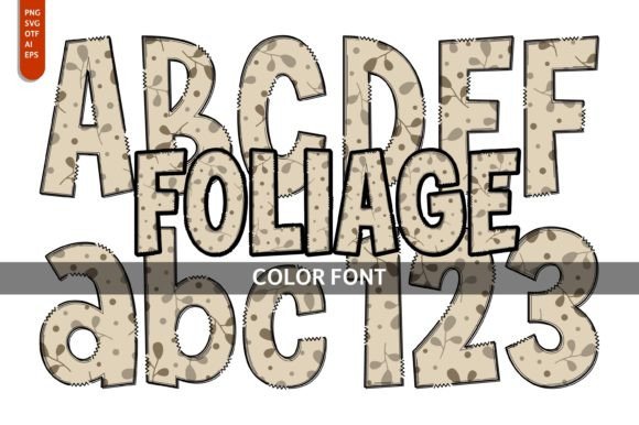 Foliage: A Playful Color Font for Creative Projects