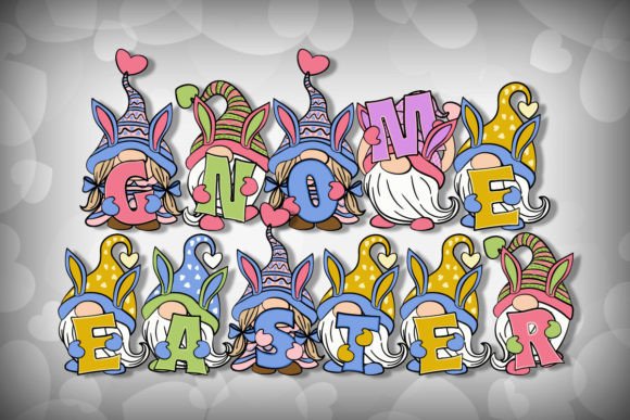 Gnome Easter: A Color Font for Unforgettable Designs