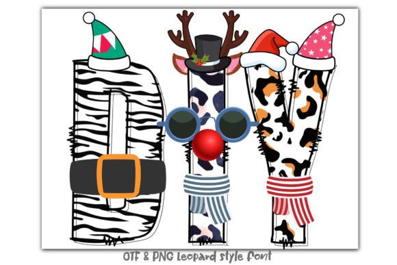 Happy Leopard: A Festive Display Font for Creative Projects