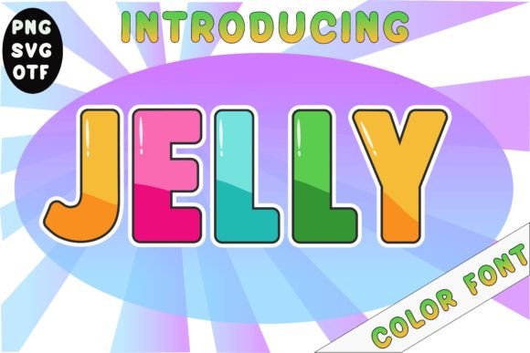 Jelly: A Colorful Display Font for Vibrant Designs