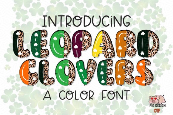Leopard Clovers: A Playful Font for Bold Branding