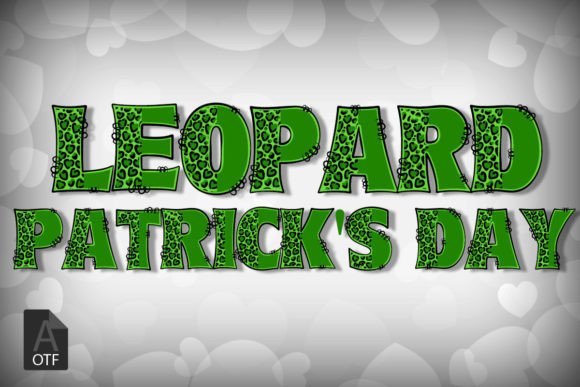 Leopard Patrick's Day: A Festive Font for Bold Projects