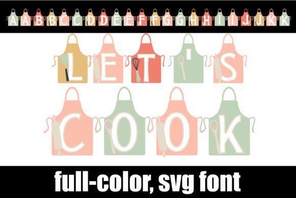 Let's Cook: A Colorful Sans Serif for Kitchen Creators