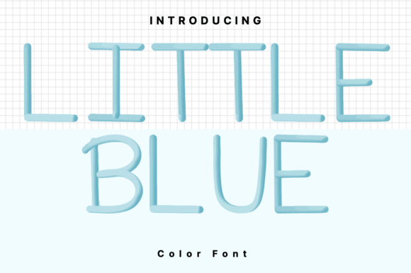 Little Blue: The Creative Font for a Bold Brand Voice