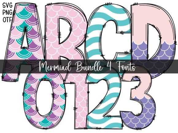 Mermaid a: A Font That Brings Youthful Energy to Your Designs