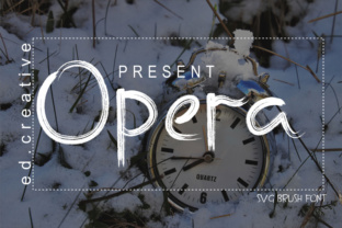 Opera: The SVG Brush Font That Commands Attention