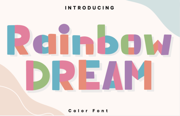 Rainbow Dream: Whimsical Handwriting for Standout Projects