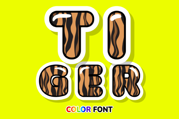 Tiger: The Color Font for Bold, Creative Projects