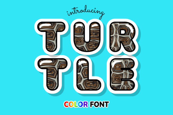 Turtle: A Playful Color Font for Modern Designers