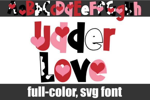 Udder Love: A Colorful Display Font for Modern Design