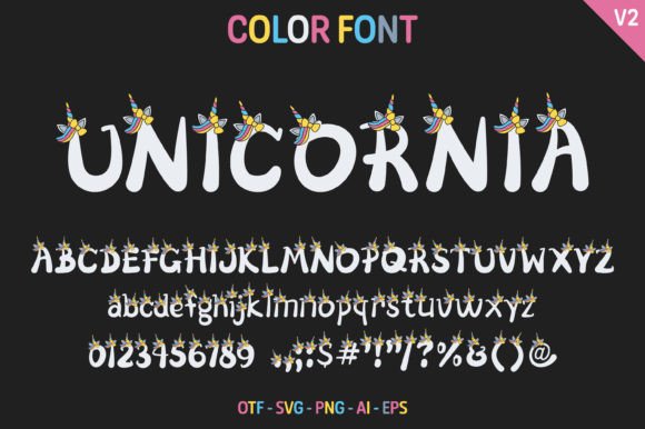 Unicornia: A Whimsical Font for Magical Design Projects