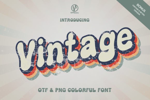 Vintage: The Dazzling Color Font for Bold Branding